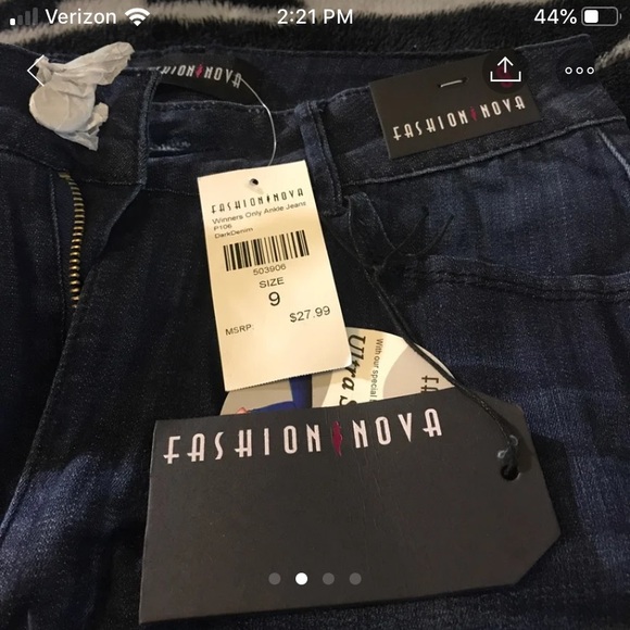 Fashion Nova Denim - Brand new fashion nova jeans